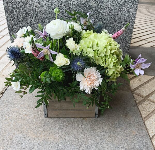 caja de flores