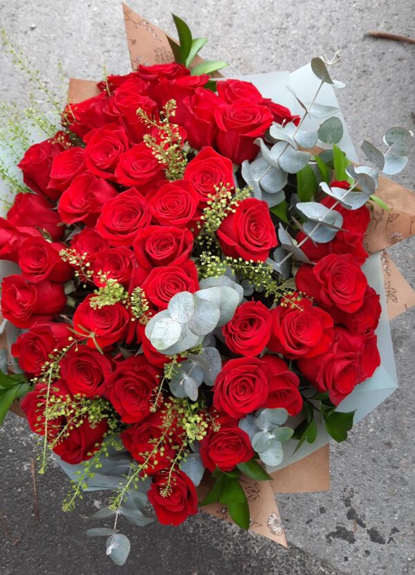 Ramo de rosas rojas XXL